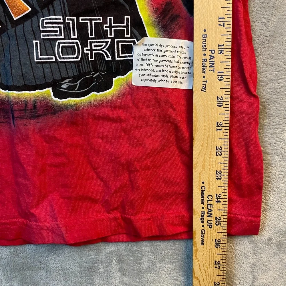 Vintage 1999 Star Wars Darth Maul Sith Lord Shirt Youth XL 14-16 NWT Red